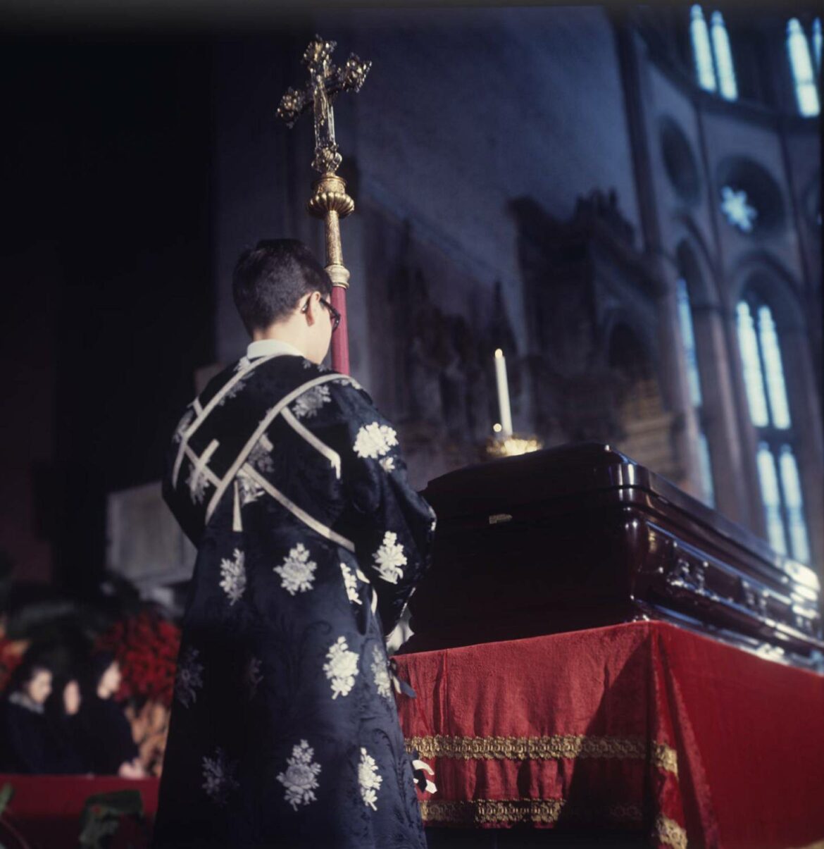 Funérailles d'Igor Stravinsky à l'église de San Giovani e Paulo Venise 1971