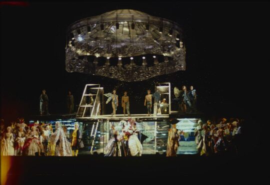 L'Ispirazione. Opera and staging by Sylvano Bussotti. Florence. 1988.